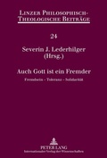 Cover: Auch Gott ist ein Fremder - Peter Lang Verlag