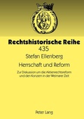 Cover: Herrschaft und Reform - Peter Lang Verlag