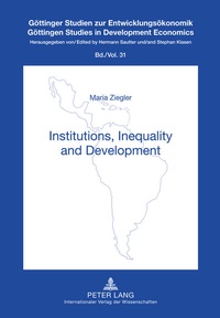 Abbildung von: Institutions, Inequality and Development - Peter Lang Verlag