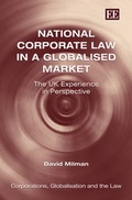 Cover: National Corporate Law in a Globalised Market - Edward Elgar Publishing