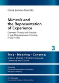 Cover: &laquo;Mimesis&raquo; and the Representation of Experience - Peter Lang Verlag