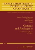Cover: Critique and Apologetics - Peter Lang Verlag