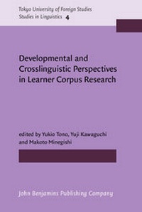 Abbildung von: Developmental and Crosslinguistic Perspectives in Learner Corpus Research - John Benjamins Publishing Co