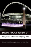 Cover: Social Policy Review 21 - Policy Press