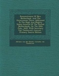 Cover: Remonstrance of New Netherland, and the Occurrences There - Nabu Press