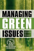 Cover: Managing Green Issues - Palgrave Macmillan