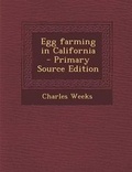 Cover: Egg Farming in California - Nabu Press