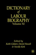 Cover: Dictionary of Labour Biography - Palgrave Macmillan