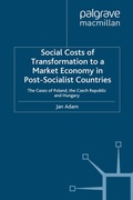 Cover: Social Costs of Transformation to a Market Economy in Post-Socialist Countries - Palgrave Macmillan