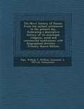 Cover: The News' History of Passaic. from the Earliest Settlement to the Present Day. Embracing a Descriptive History of Its Municipal, Religious, Social and Commercial Institutions with Biographical Sketches .. - Primary Source Edition - Nabu Press
