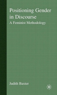Enlarge image Cover: Positioning Gender in Discourse - Palgrave Macmillan