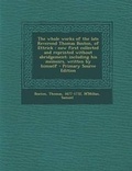 Cover: The Whole Works of the Late Reverend Thomas Boston, of Ettrick - Nabu Press