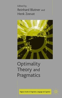 Abbildung von: Optimality Theory and Pragmatics - Palgrave Macmillan