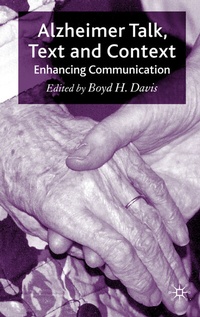 Enlarge image Cover: Alzheimer Talk, Text and Context - Palgrave Macmillan
