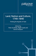 Cover: Land, Nation and Culture, 1740-1840 - Palgrave Macmillan