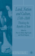 Cover: Land, Nation and Culture, 1740-1840 - Palgrave Macmillan
