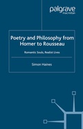 Cover: Poetry and Philosophy from Homer to Rousseau - Palgrave Macmillan