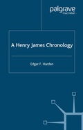 Cover: A Henry James Chronology - Palgrave Macmillan