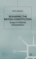 Cover: Reshaping the British Constitution - Palgrave Macmillan