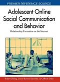 Cover: Adolescent Online Social Communication and Behavior - Information Science Reference