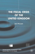 Cover: The Fiscal Crisis of the United Kingdom - Palgrave Macmillan