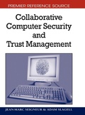 Cover: Collaborative Computer Security and Trust Management - Information Science Reference