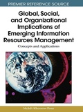Cover: Global, Social, and Organizational Implications of Emerging Information Resources Management - Information Science Reference