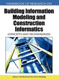 Cover: Handbook of Research on Building Information Modeling and Construction Informatics - Information Science Reference