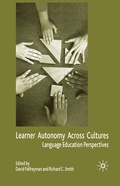 Cover: Learner Autonomy Across Cultures - Palgrave Macmillan