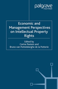 Enlarge image Cover: Economic and Management Perspectives on Intellectual Property Rights - Palgrave Macmillan