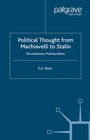 Cover: Political Thought From Machiavelli to Stalin - Palgrave Macmillan