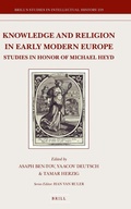 Cover: Knowledge and Religion in Early Modern Europe - Brill