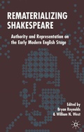 Cover: Rematerializing Shakespeare - Palgrave Macmillan