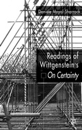 Cover: Readings of Wittgenstein's On Certainty - Palgrave Macmillan