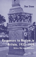 Cover: Responses to Nazism in Britain, 1933-1939 - Palgrave Macmillan