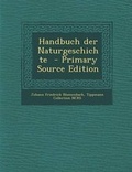 Cover: Handbuch Der Naturgeschichte - Nabu Press