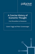 Cover: A Concise History of Economic Thought - Palgrave Macmillan