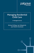 Cover: Managing Residential Childcare - Palgrave Macmillan