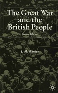 Cover: The Great War and the British People - Palgrave Macmillan