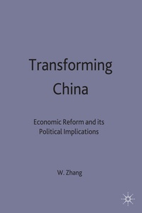 Enlarge image Cover: Transforming China - Palgrave Macmillan