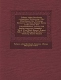 Cover: Johann Adam Bernhards Antiquitates Wetteraviae, Oder Alterthumer Der Wetterau - Nabu Press