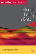 Cover: Health Policy in Britain - Red Globe Press