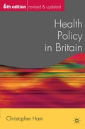 Cover: Health Policy in Britain - Bloomsbury Academic