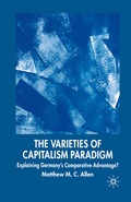 Cover: The Varieties of Capitalism Paradigm - Palgrave Macmillan