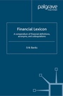 Cover: Financial Lexicon - Palgrave Macmillan
