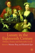 Cover: Luxury in the Eighteenth Century - Palgrave Macmillan