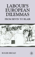 Cover: Labour's European Dilemmas - Palgrave Macmillan