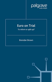 Enlarge image Cover: Euro on Trial - Palgrave Macmillan
