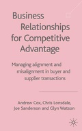 Cover: Business Relationships for Competitive Advantage - Palgrave Macmillan