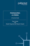 Cover: Managing A Crisis - Palgrave Macmillan